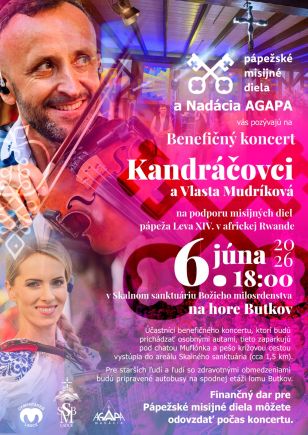 Benefičný koncert na hore Butkov
